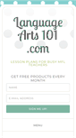 Mobile Screenshot of languagearts101.com